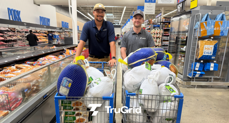 Dozens Of Thanksgiving Meals Trugrid Gives Back Blog Image